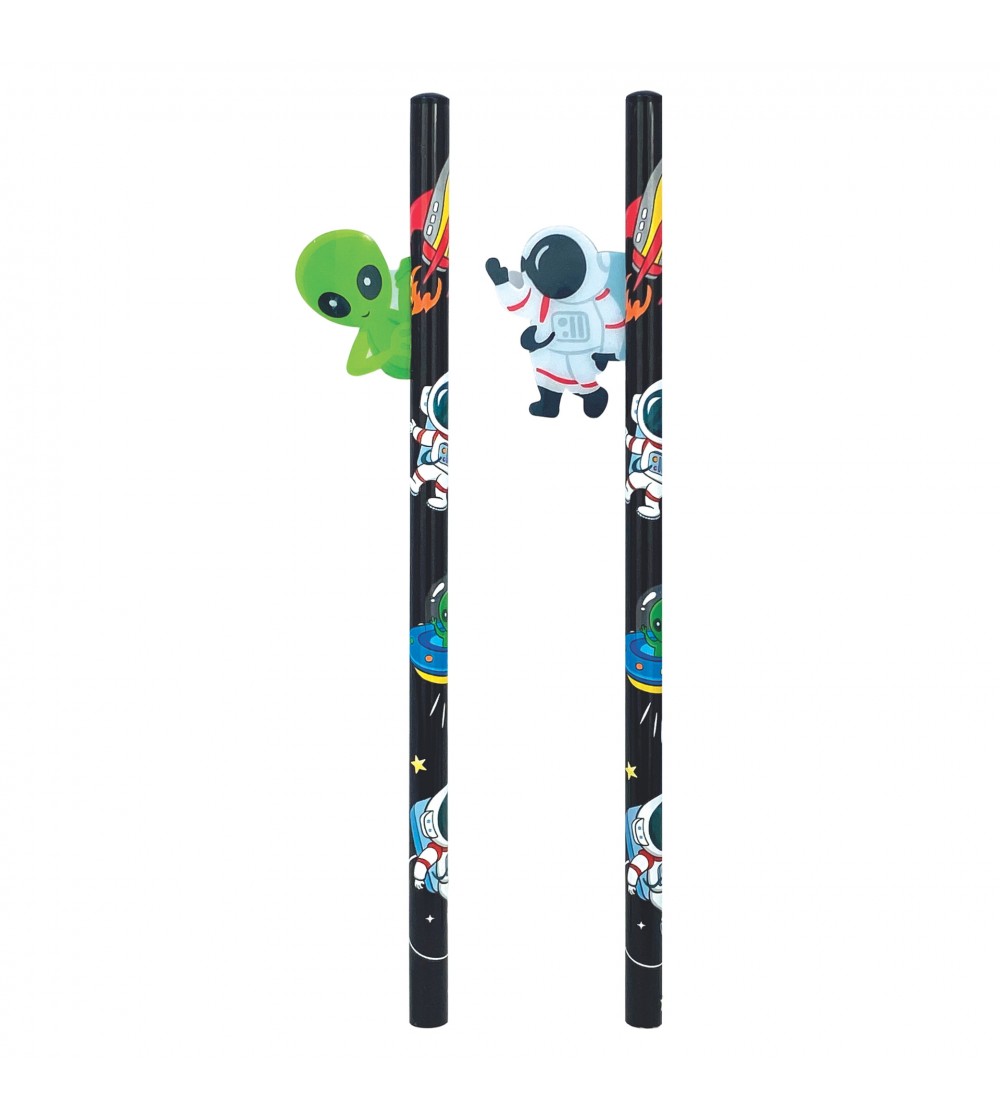 Creion grafic cu Spatiu, 4 modele - Rechizite