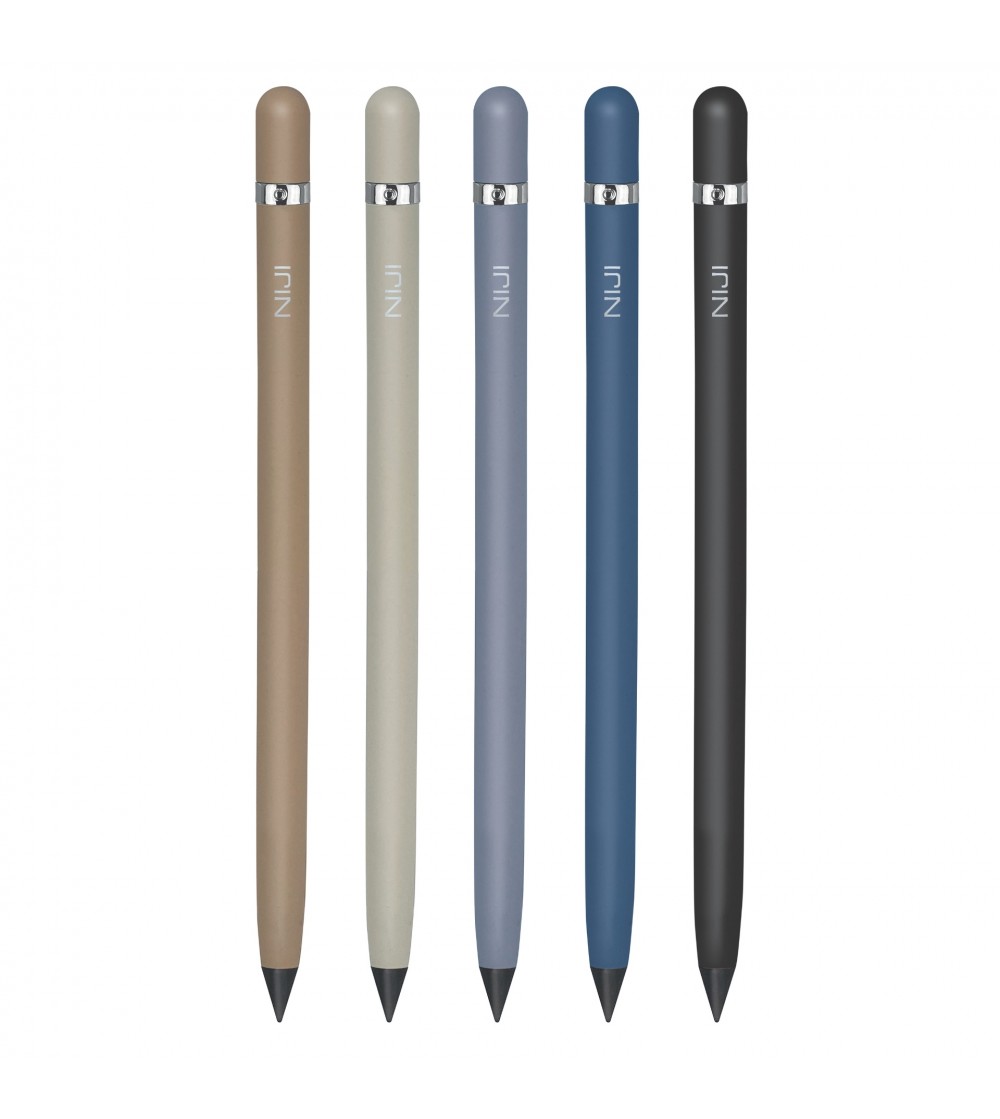 Creion Infinity - Soft Touch cu radiera, 4 culori - Rechizite