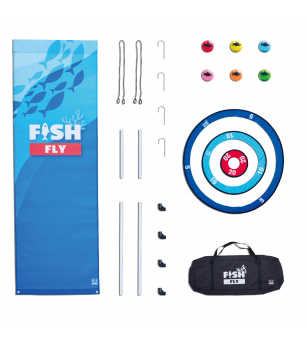 Joc exterior cu mingi si tinta - Fish Fly - Jucarii exterior