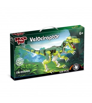 Dinozaur de jucarie - Set constructie - Velociraptor (539 piese) - Jucării
