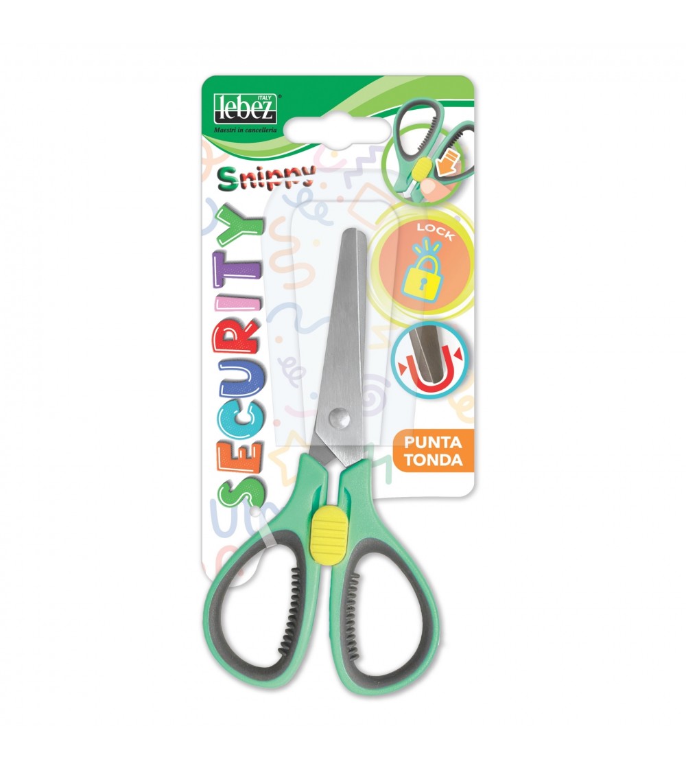 Foarfeca Safe Cut, 13 cm cu lama metalica si maner antiderapant (blister) - Rechizite Foarfeca Safe Cut, 13 cm cu lama metalica si maner antiderapant (blister) - Rechizite