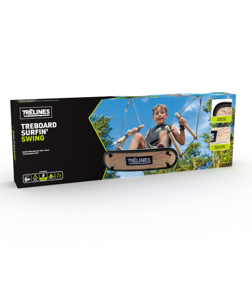 Leagan cu franghie cu forma de placa - Treboard - Jucarii exterior
