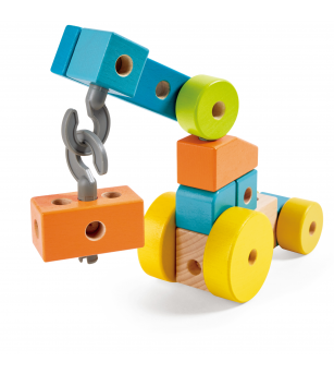 Blocuri de constructie cu imaginatie infinita (44 piese) - Jucării