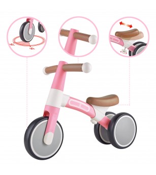 Jucarie - Bicicleta de echilibru, roz deschis - Jucarii exterior