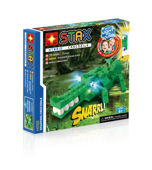 Jucarie - Seturi de constructie cu lumini si sunete Stax - Crocodil - Jucării