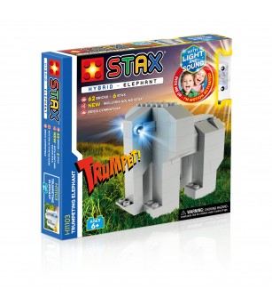 Jucarie - Seturi de constructie cu lumini si sunete Stax - Elefant - Jucării