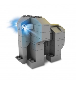 Jucarie - Seturi de constructie cu lumini si sunete Stax - Elefant - Jucării