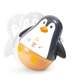 Jucarie din lemn - Familia de Pinguini Hopa Mitica - Jucării