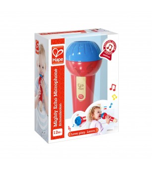 Jucarie din lemn - Microfon cu ecou puternic - Jucării