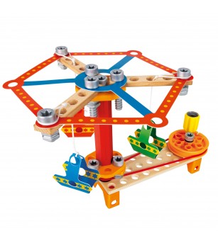 Jucarie din lemn - Set Carnaval Builder - Jucării