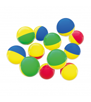 Jucarie Marble Run extensie bile 2 culori Hubelino (12 piese) - Jucării