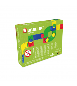 Jucarie Marble Run extensie bile 2 culori Hubelino (12 piese) - Jucării