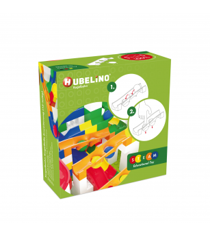 Jucarie Marble Run extensie capcana de bile Hubelino (15 piese) - Jucării