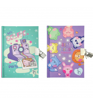 Jurnal cu LED, cu cutie cadou, 80 de pagini, 13 x 18 cm (6 buc/display) - Rechizite