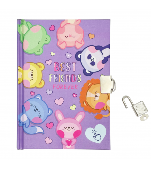 Jurnal cu LED, cu cutie cadou, 80 de pagini, 13 x 18 cm (6 buc/display) - Rechizite