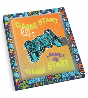 Jurnal Gaming, cu cutie cadou, 80 de pagini, 13 x 18 cm - Rechizite