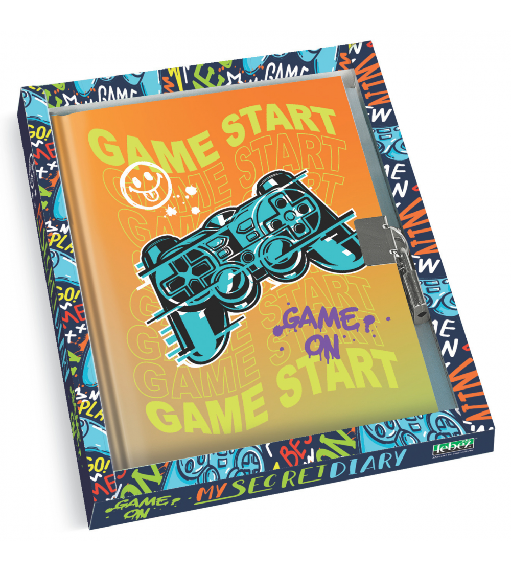 Jurnal Gaming, cu cutie cadou, 80 de pagini, 13 x 18 cm - Rechizite