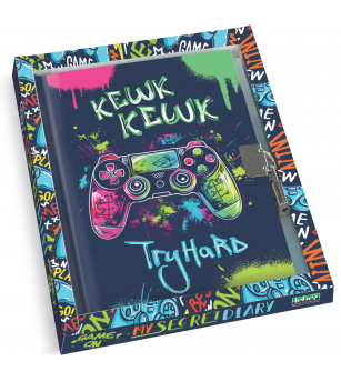 Jurnal Gaming, cu cutie cadou, 80 de pagini, 13 x 18 cm - Rechizite
