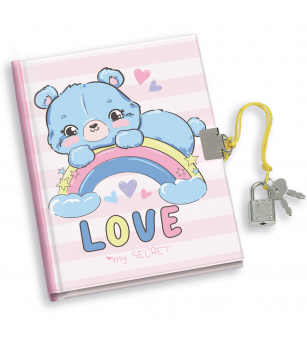 Jurnal Love, cu cutie cadou, 80 de pagini, 13 x 18 cm (6 buc/display) - Rechizite