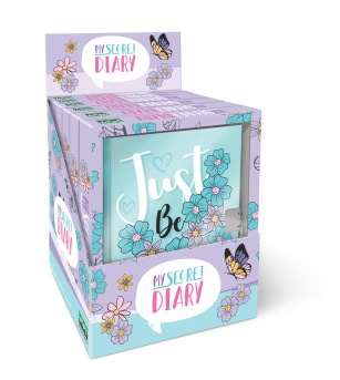 Jurnal Lovely & Cute, cu cutie cadou, 80 de pagini, 13 x 18 cm (6 buc/display) - Rechizite