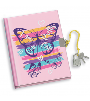 Jurnal Lovely & Cute, cu cutie cadou, 80 de pagini, 13 x 18 cm (6 buc/display) - Rechizite