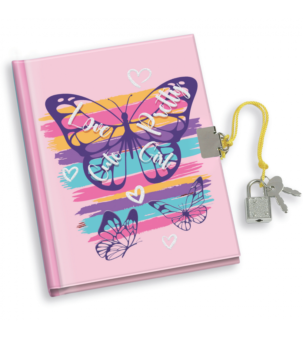 Jurnal Lovely & Cute, cu cutie cadou, 80 de pagini, 13 x 18 cm - Rechizite