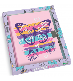 Jurnal Lovely & Cute, cu cutie cadou, 80 de pagini, 13 x 18 cm (6 buc/display) - Rechizite