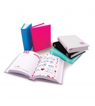 Jurnal One Color - Adolescenti-fete, 11.5x15 cm, 80 g/m2, 6 culori disponibile - Rechizite