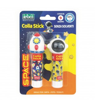 Lipici solid Space, 9 gr, 2 modele (blister) - Rechizite