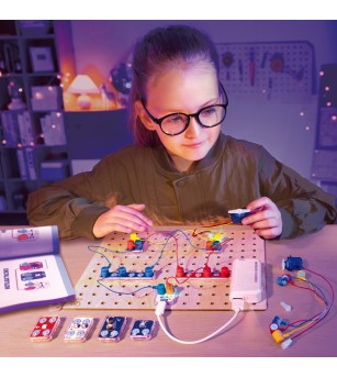 Jucarie Labbox - Circuit Explorer Boost, 90+ experimente (47 piese) - Jucării