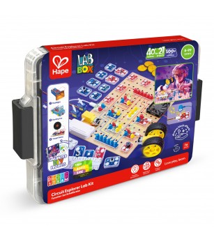 Jucarie Labbox - Circuit Explorer Lab Kit, 100+ experimente (76 piese) - Jucării