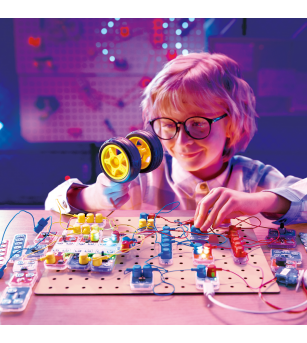 Jucarie Labbox - Circuit Explorer Lab Kit, 100+ experimente (76 piese) - Jucării