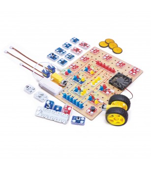 Jucarie Labbox - Circuit Explorer Lab Kit, 100+ experimente (76 piese) - Jucării