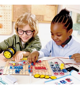 Jucarie Labbox - Circuit Explorer Lab Kit, 100+ experimente (76 piese) - Jucării