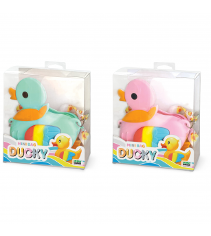 Mini geanta Ducky din silicon, cu fermoar si curea de umar reglabila - 15 x 17 x 2.5 cm - Rechizite Mini geanta Ducky din silicon, cu fermoar si curea de umar reglabila - 15 x 17 x 2.5 cm - Rechizite
