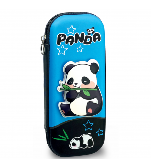 Penar - Panda & Capibara cu fermoar si model 3D - 9.5 x 23 x 3.8 cm (12buc/display) - Rechizite