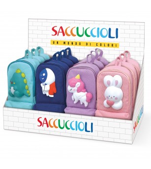 Penar Squishy cu 2 compartimente, model rucsac, 4 modele (12 buc/display) - Rechizite