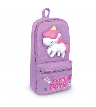 Penar Squishy cu 2 compartimente, model rucsac, 4 modele (12 buc/display) - Rechizite