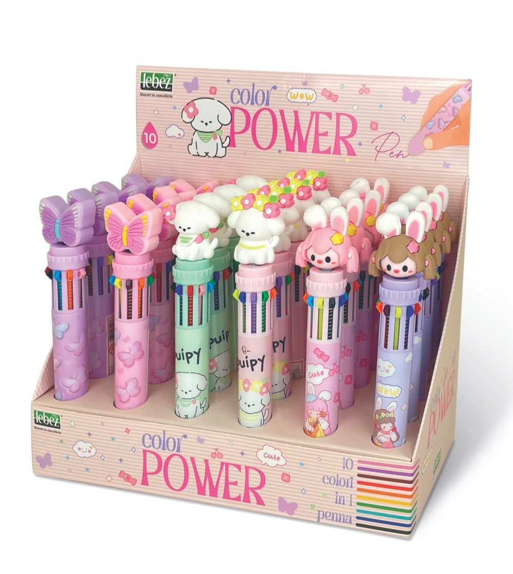 Pix 10 culori in 1, Color Power, 6 modele (24 buc/display) - Rechizite