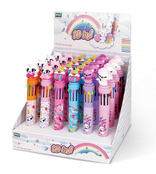 Pix multifunctional 10 culori in 1, 6 modele (24buc/display) - Rechizite