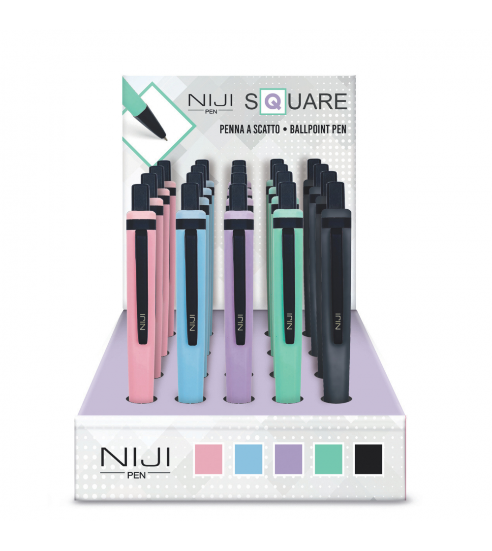 Pix Pastel, 5 modele (20 buc/display) - Rechizite