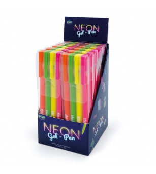 Pixuri cu gel Neon, varf 0.8 mm, 4 culori (blister) - Rechizite Pixuri cu gel Neon, varf 0.8 mm, 4 culori (blister) - Rechizite