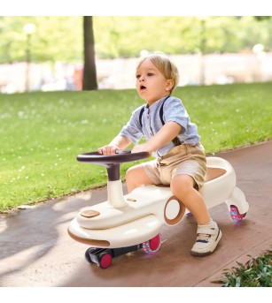 Masina Wiggle & Giggle, alba - Jucarii exterior
