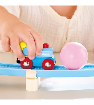 PolyM - Dual Track Building - Pro (101 piese) - Jucării