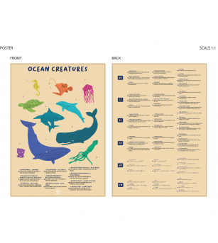 Puzzle - Balena cu cocoasa cu piese tematica ocean, 200 piese - Jucării
