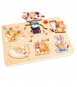 Puzzle din lemn in straturi - Animale - Jucării Puzzle din lemn in straturi - Animale - Jucării