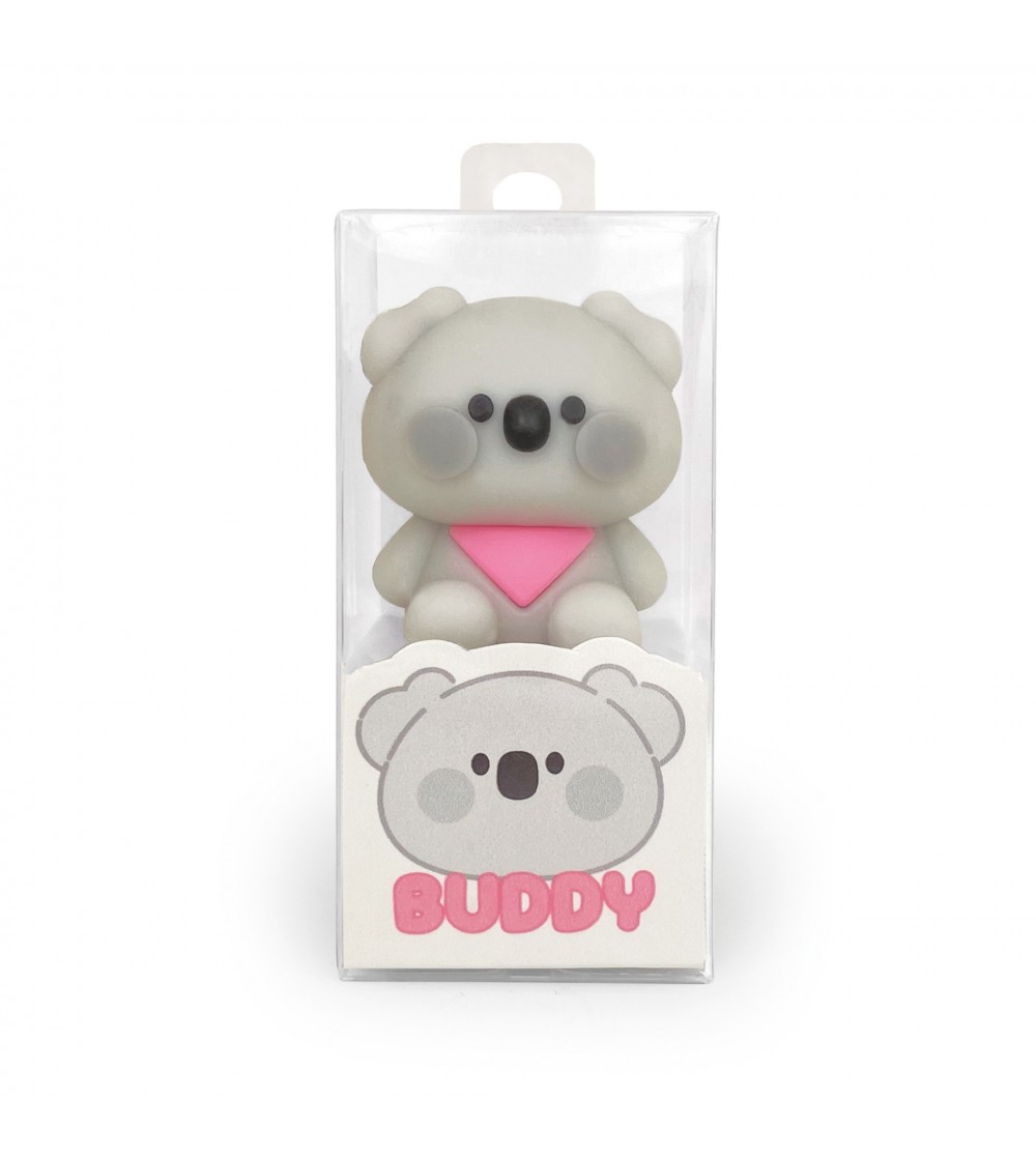 Radiera Buddy, Ursulet 3D, 2 culori - Rechizite