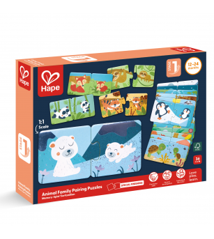 Puzzle potriveste perechea - Animale si pui (36 piese) - Jucării