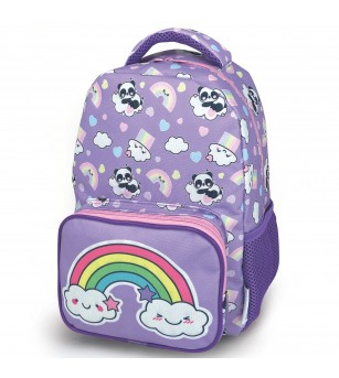 Rucsac Fantasy, cu 2 compartimente cu fermoar din poliester foarte rezistent, 29 x 22 x 10 cm (4 modele) - Rechizite