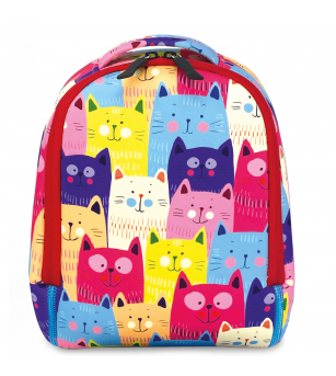 Rucsac gradinta Baby Bag colorat, din neopren 21 x 24 x 11 cm (4 modele) - Rechizite